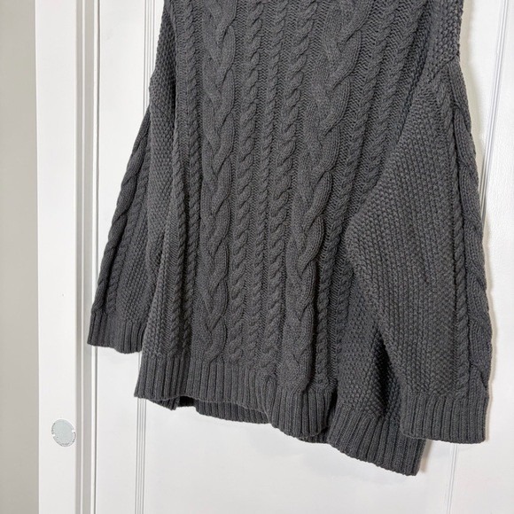 Quince 100% Organic Cotton Oversized Cable Cardigan size medium - Picture 11 of 13